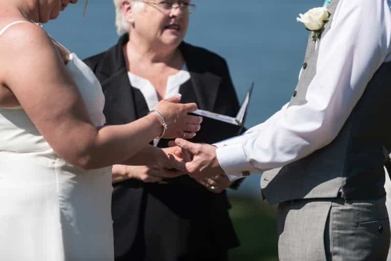 Vows at the Capen House Wedding
