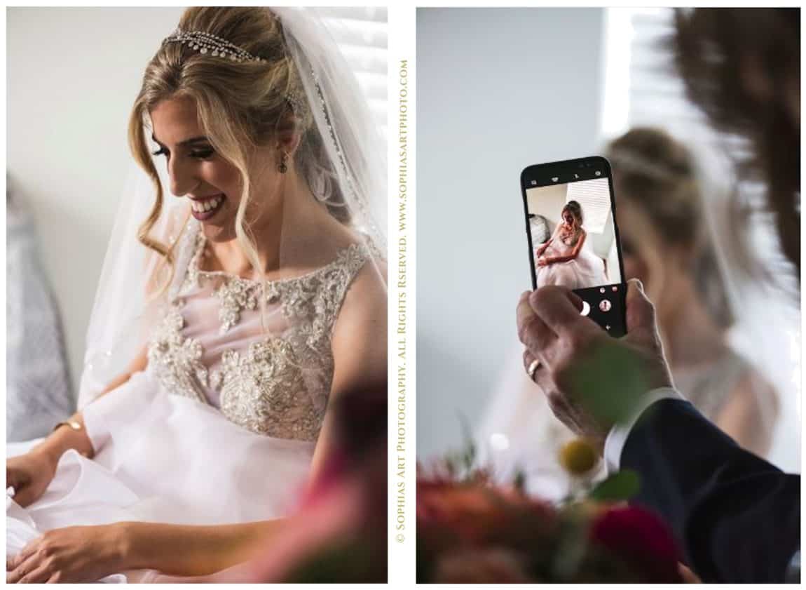 Celphones at weddings turn into beautiful images